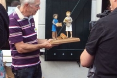 Overhandiging kunstwerk