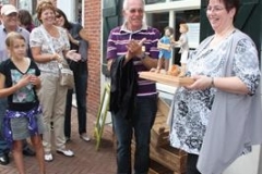 Overhandiging kunstwerk