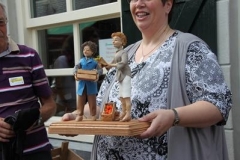 Overhandiging kunstwerk